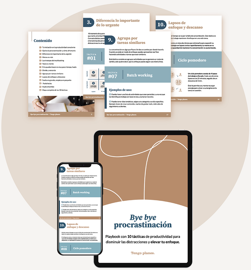 Playbook: Bye bye procrastinación 1