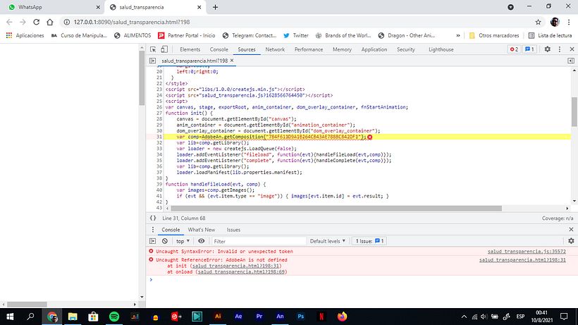 Adobe Animate CC.... problemas y mas problemas... 1