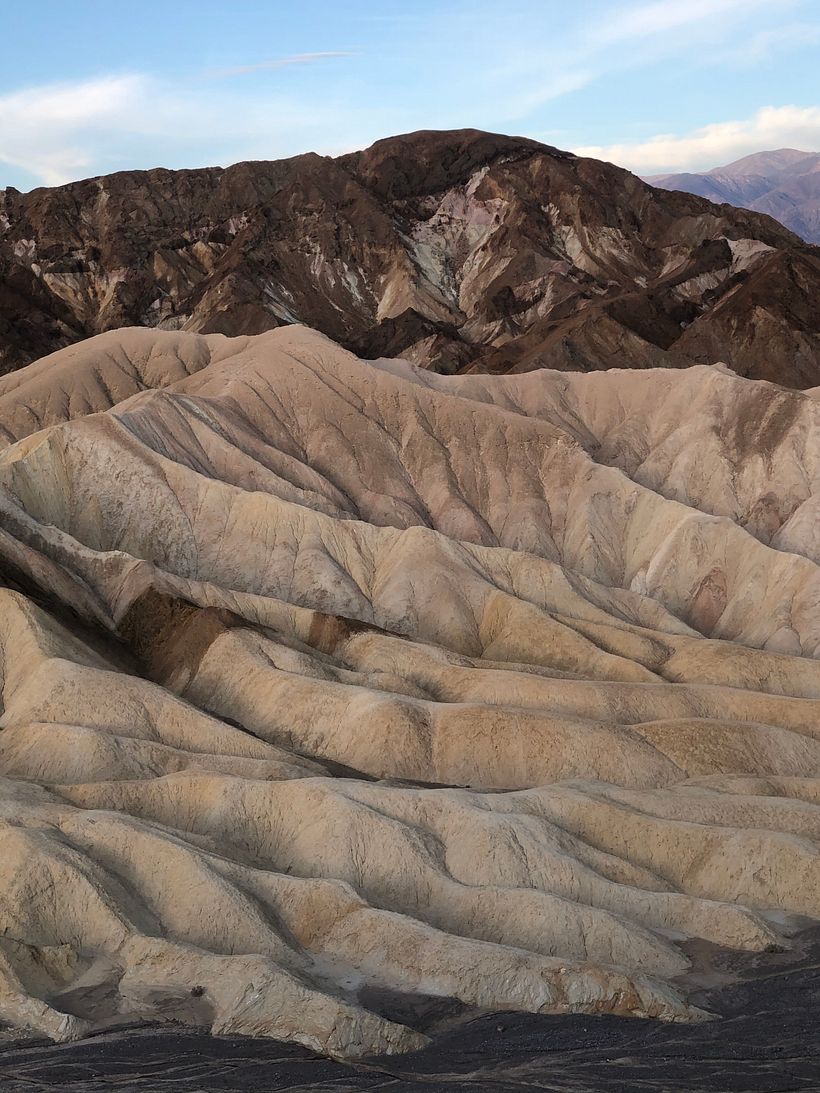 Zabriskie point, broderie à la main sur toile 1