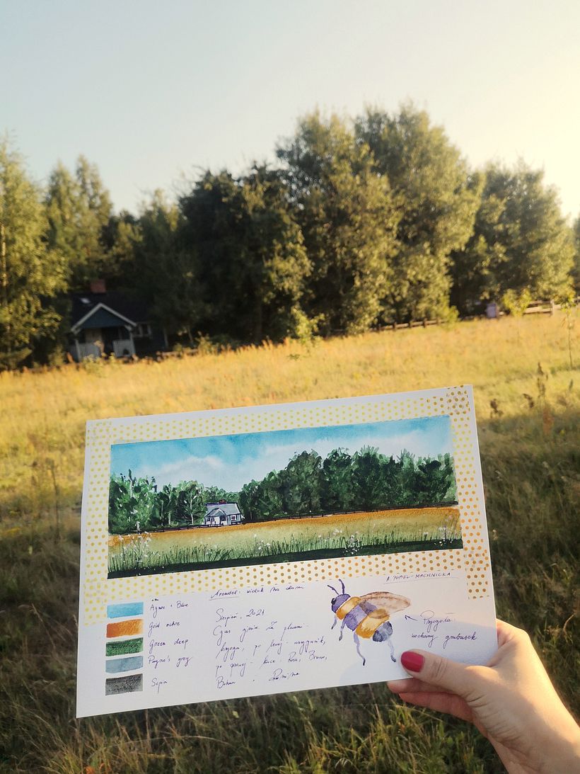 My project in Watercolor Travel Journal course 2