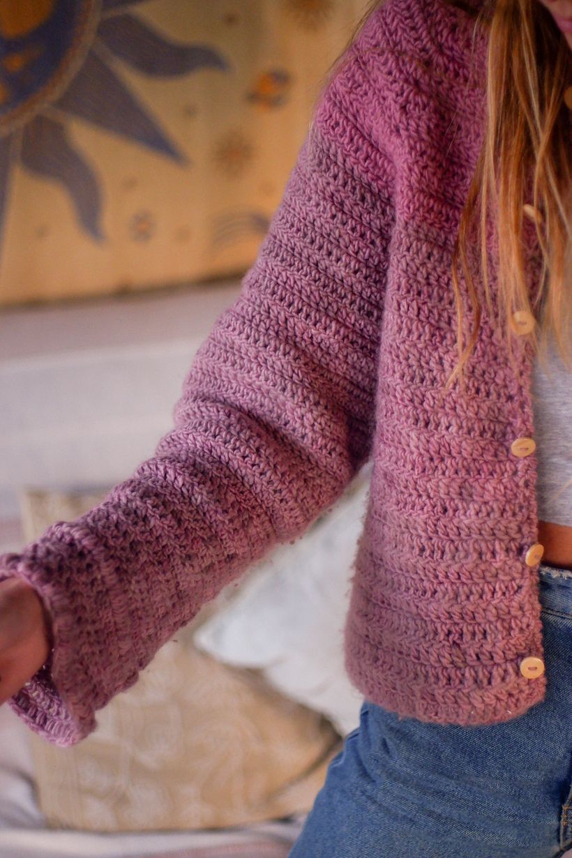 Mi Proyecto del curso:  Top-down: prendas a crochet de una sola pieza 3