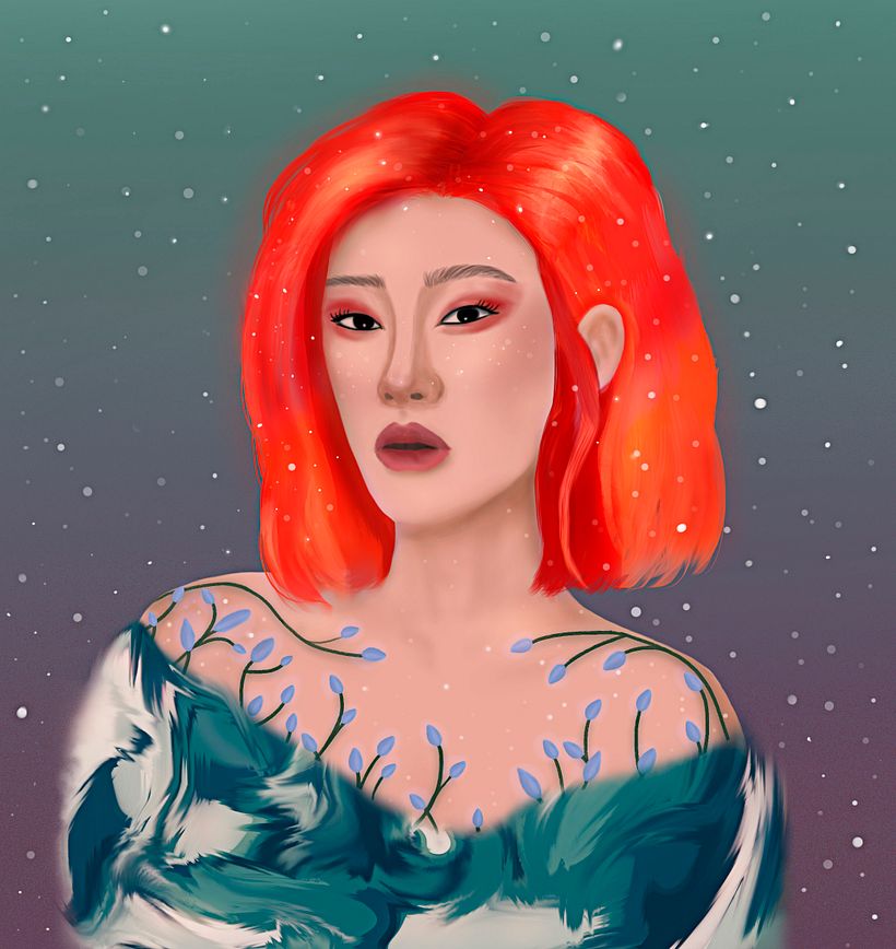 My project in Digital Fantasy Portraits with Photoshop course 1