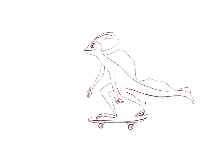 My project in Character Design: Illustrate an Expressive Creature course 1