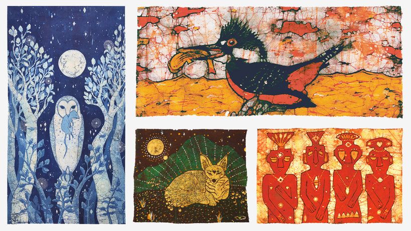 El batik ofrece nuevas posibilidades expresivas.