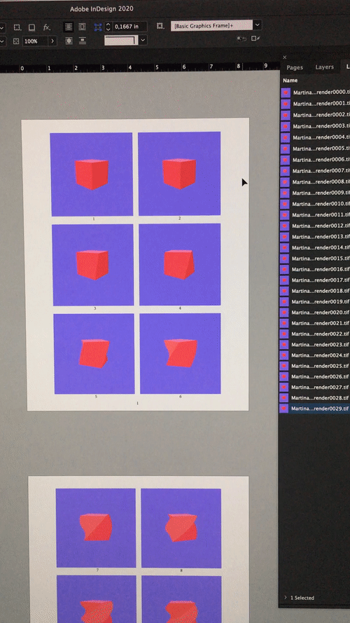 Animated cube [Digital Animation with Experimental Techniques course] 5