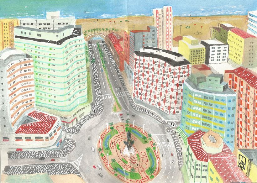 My project in Pictorial Sketchbook with Gouache course 2