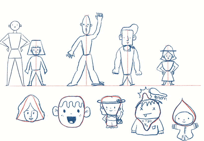 My project in Creating Characters for Children's Stories with Procreate course - El niño y su llama 7