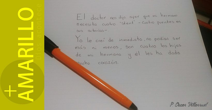 AMARILLO. Dios acontece. 12