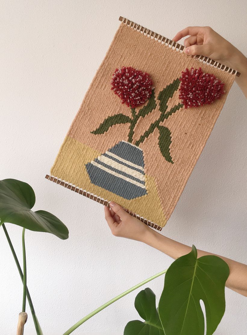 Tapiz "Jarrón con flores" 2