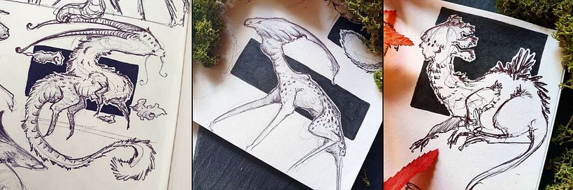 Sketchbook / Creature designs 4