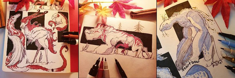 Sketchbook / Creature designs 6