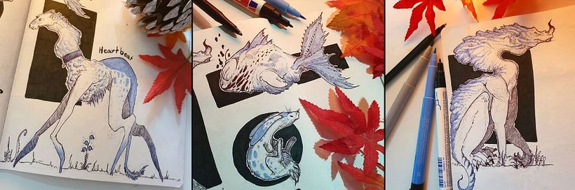 Sketchbook / Creature designs 7