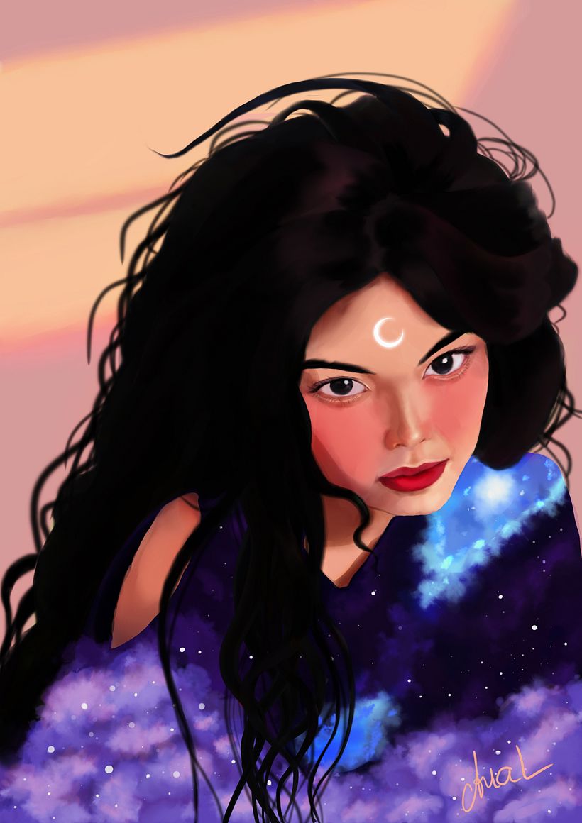 My project in Digital Fantasy Portraits with Photoshop course 1
