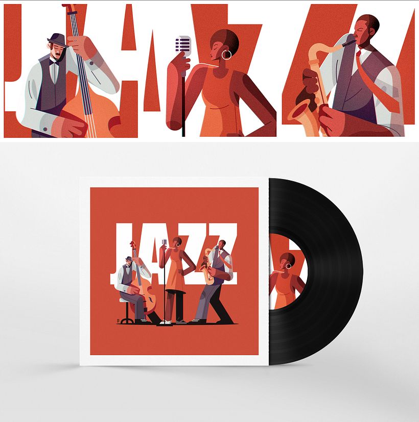 Jazz - Traditional illustration