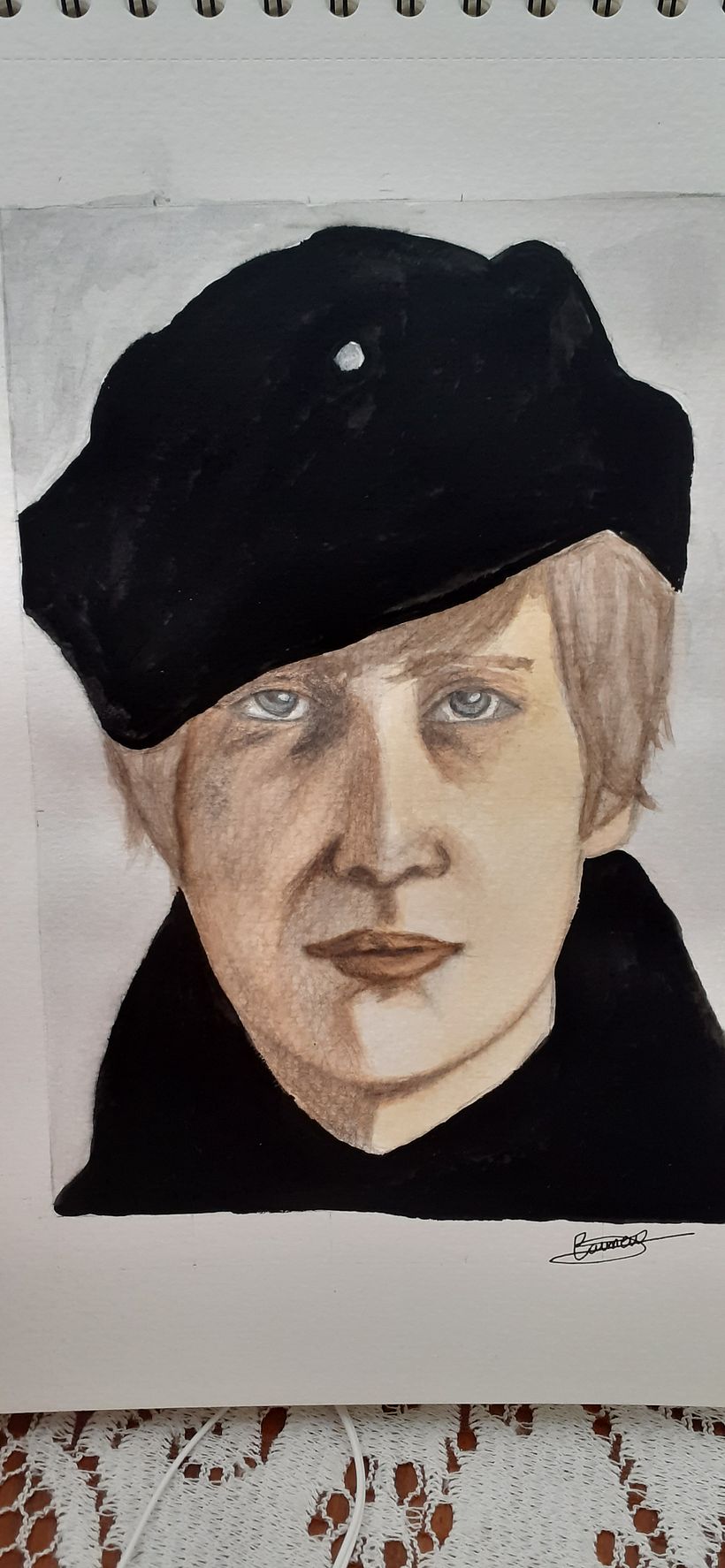 Mi Proyecto del curso: Retrato en acuarela a partir de una fotografía 3