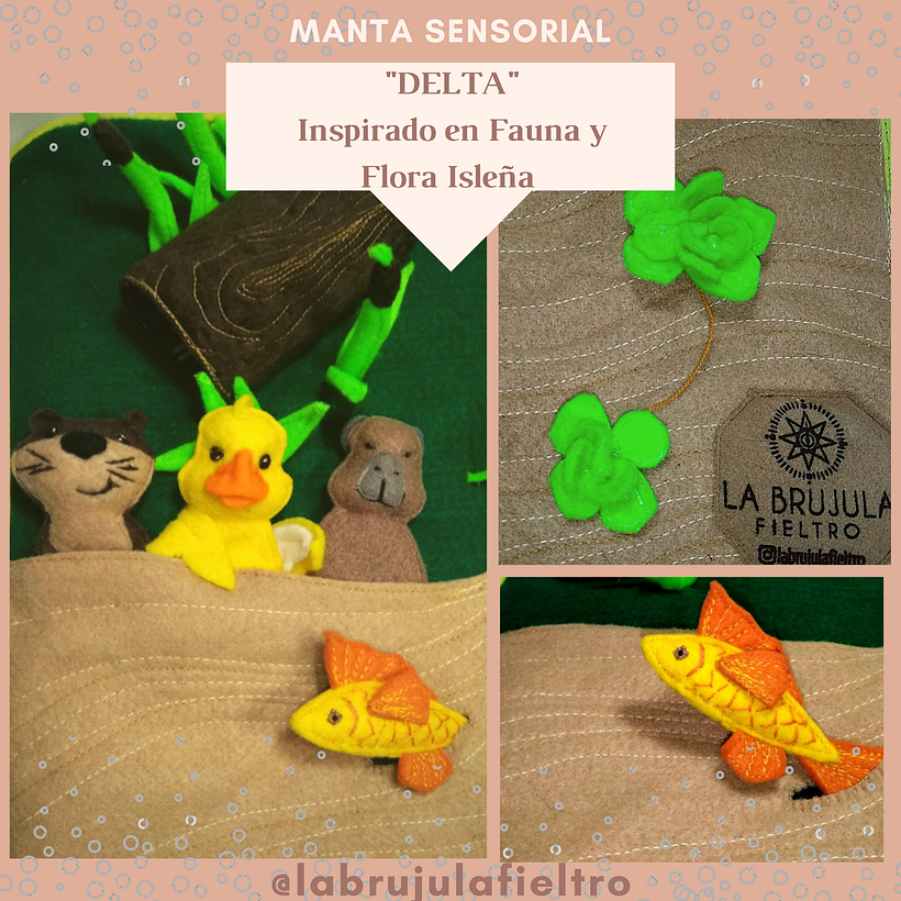 Manta sensorial "Delta del Parana" 2