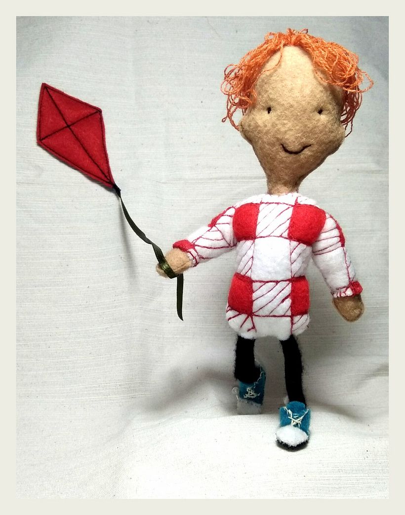 Fan art del personaje Floyd del cuento "Stuck"