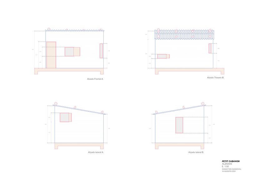Alzados / Elevaciones.