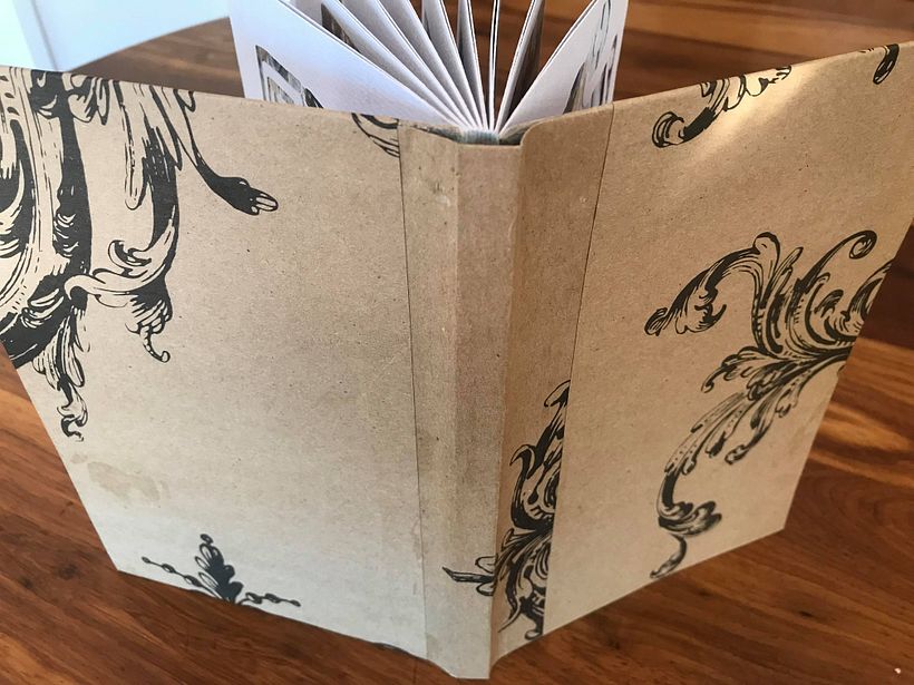 completed covers - note some glue staining