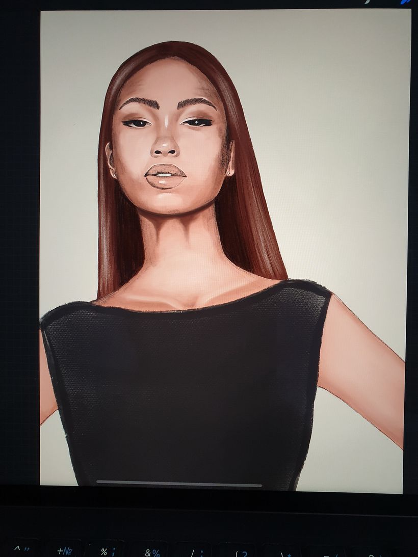 My project in Illustrated Portraits with Procreate course 3