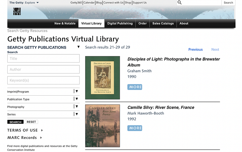 The Virtual Library has its own search engine.