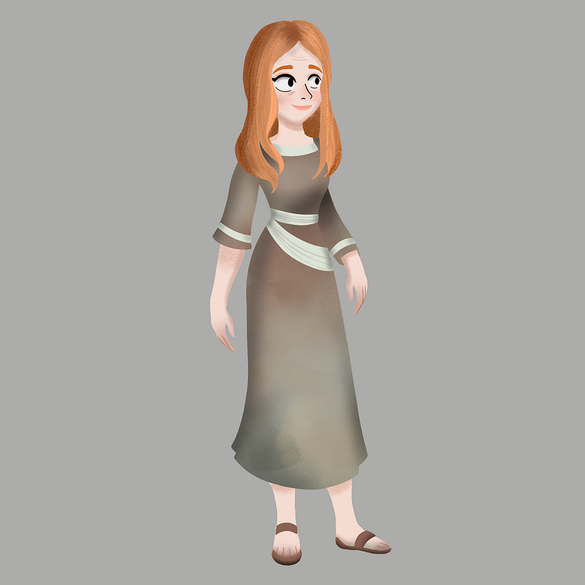 Character made for an animation - School Proyect