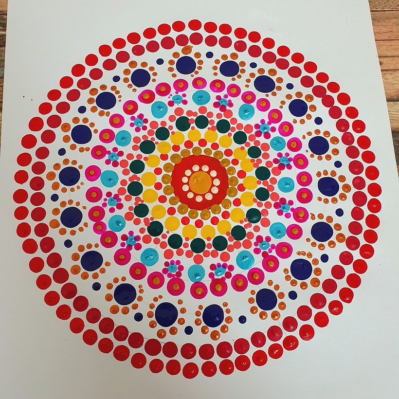 First try on Dot Mandala
