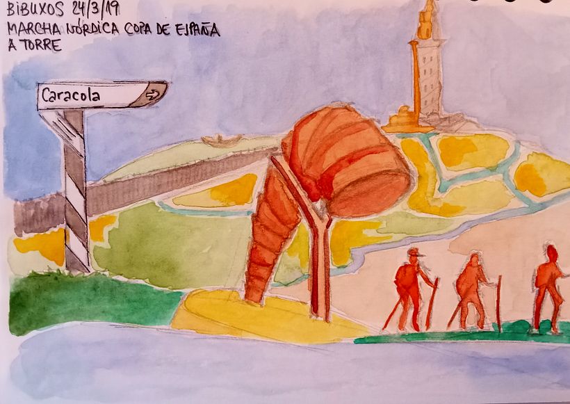 Marcha nórdica en la Torre