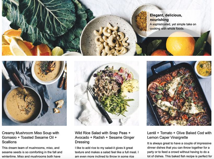 COOKBOOK: More with Less, Whole Food Cooking Made Irresistibly Simple. Published in 2018, and nominated for a James Beard Award. I was the creator, writer, and stylist for my book.  - Fotografía