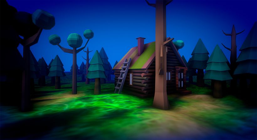 Escena realizada en Unity