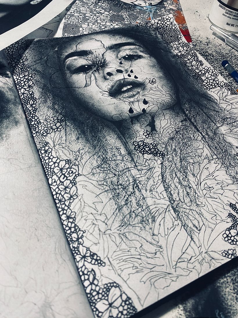 My project in Artistic Charcoal Portraiture: Creating Atmosphere course 1