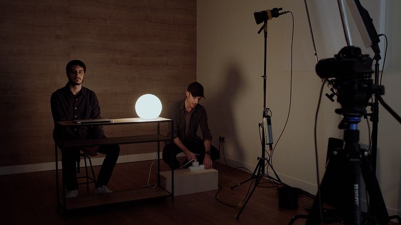 Connect the light to a dimmer to adjust its intensity.