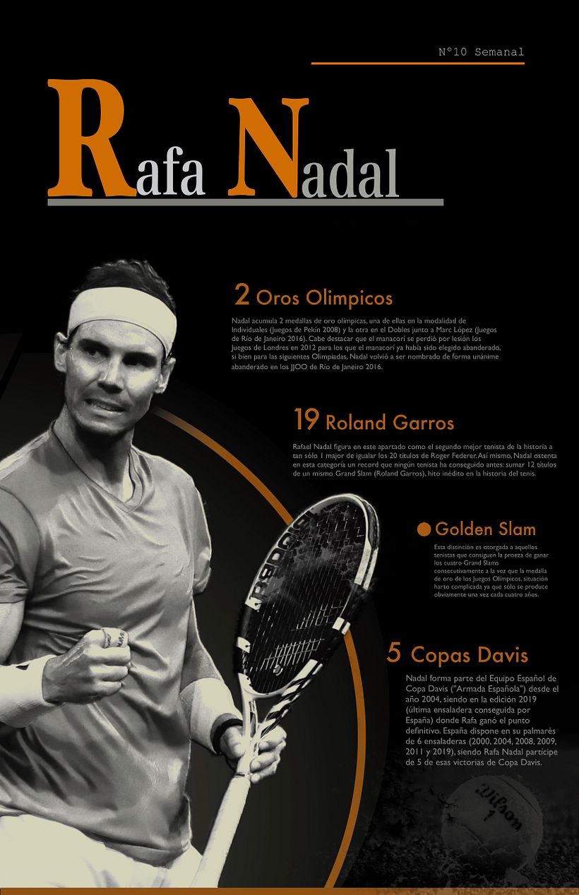 Concepto Infográfico para Diario As, Rafa Nadal 4