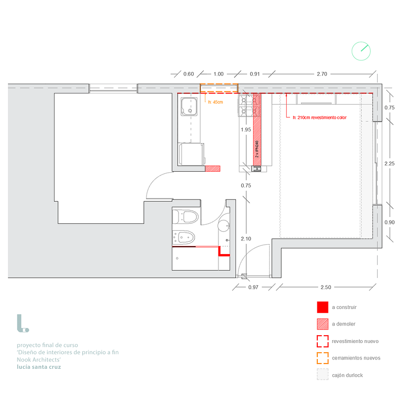 plano de demolición