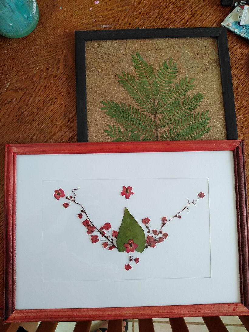 CON AYUDA DEL CURSO HICE ESTOS CUADROS PARA MI CASA <3