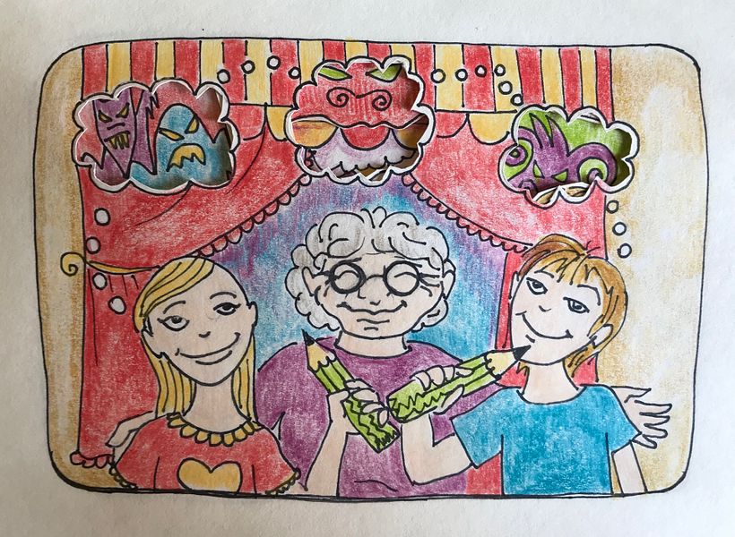 Mi Proyecto del curso: Técnicas de papercut para contar historias "Casa de Monstruos de Sierra de la Ventana" 7