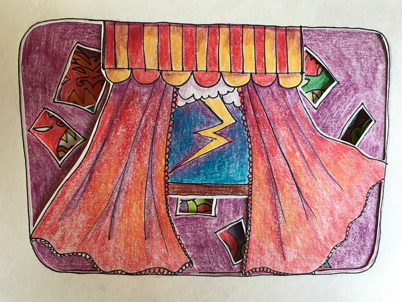 Mi Proyecto del curso: Técnicas de papercut para contar historias "Casa de Monstruos de Sierra de la Ventana" 10