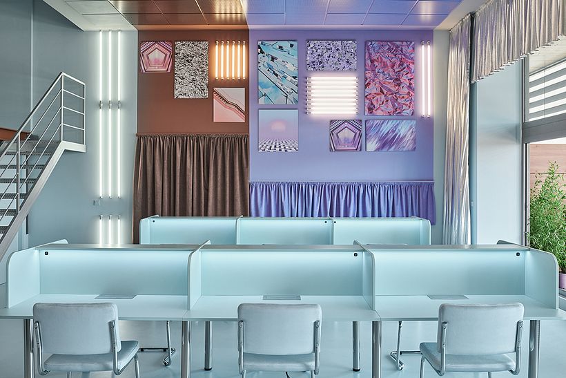 Cortinas como fondo de videollamada.