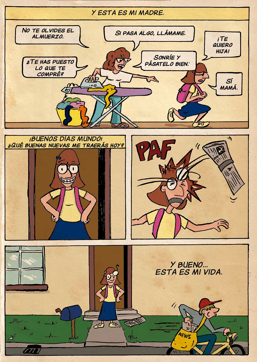 Mi Proyecto del curso: Introducción al cómic digital  (STACY) - Ilustración tradicional