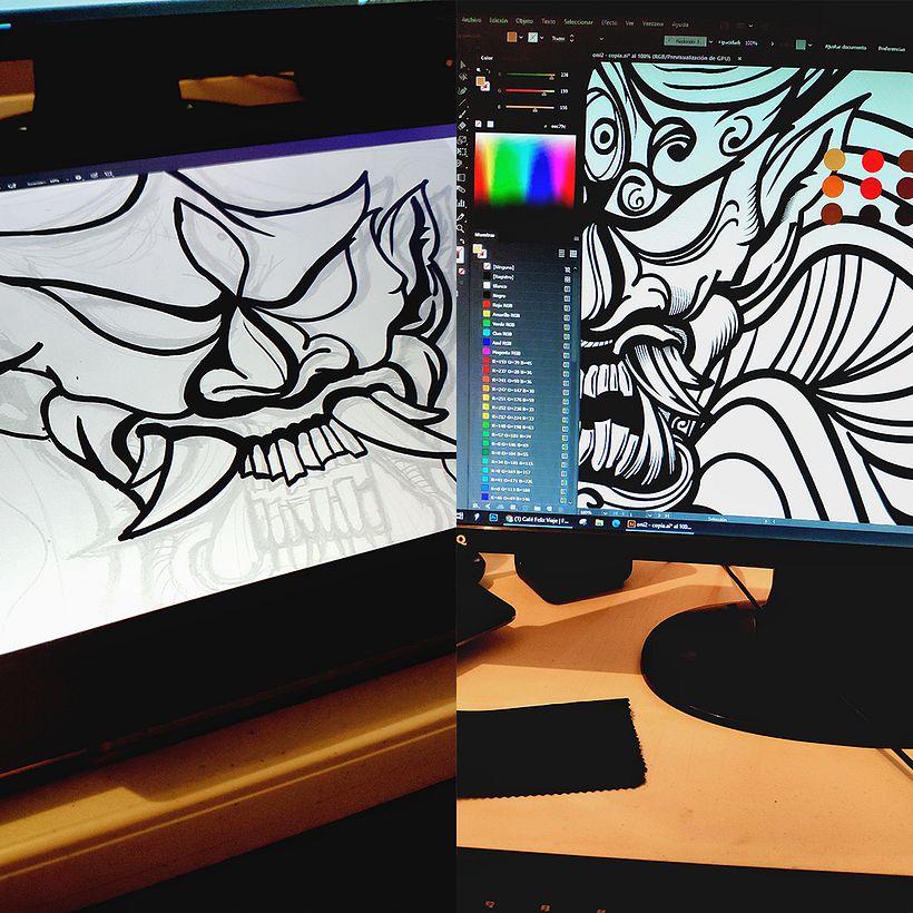 Ilustración de Oni 2