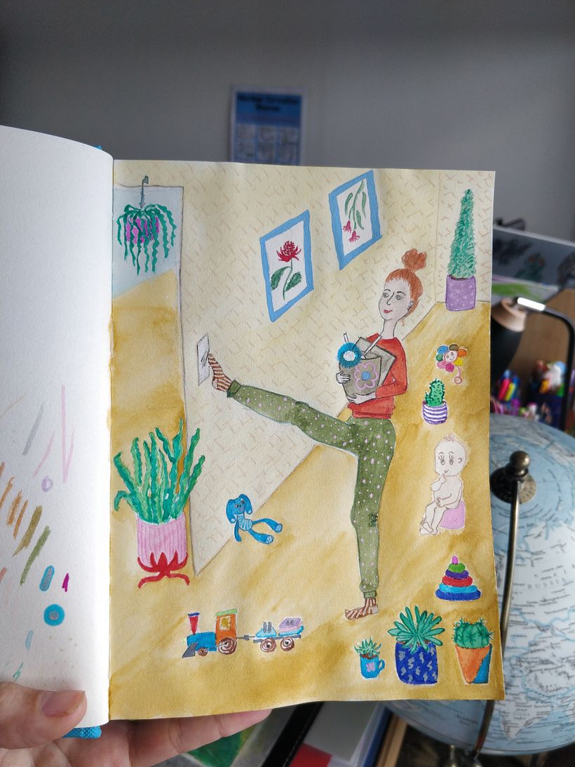 My project in Exploratory Sketchbook: Find Your Drawing Style course 1