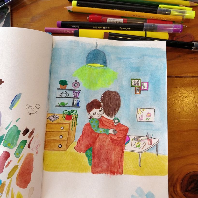 My project in Exploratory Sketchbook: Find Your Drawing Style course 3