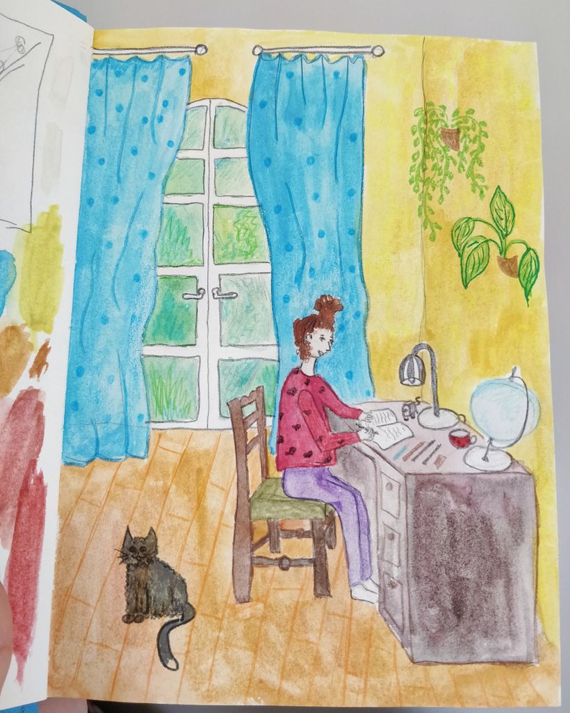 My project in Exploratory Sketchbook: Find Your Drawing Style course 4