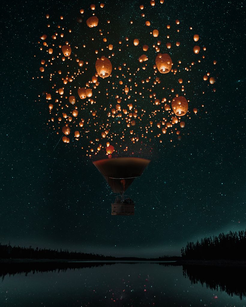 My project in Magical Photomontage in Photoshop: Creating Visual Metaphors course 1