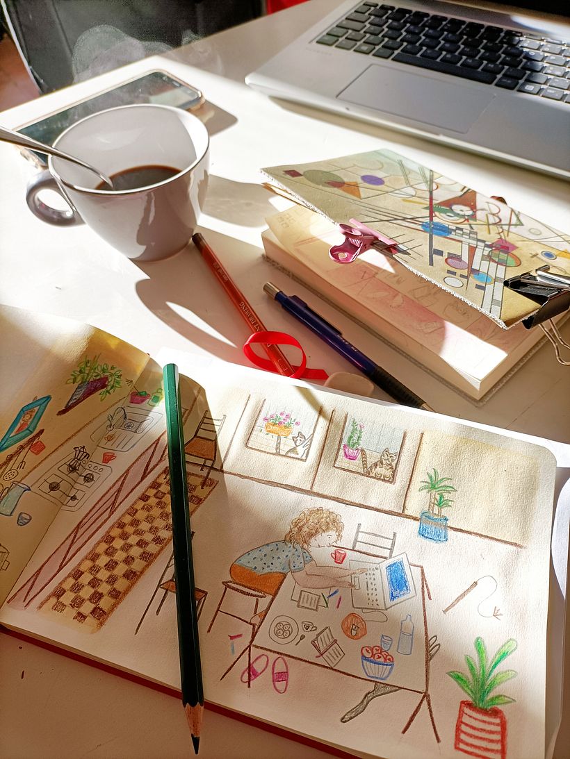 Il mio progetto del corso: Sketchbook per esplorare il tuo stile di disegno 3