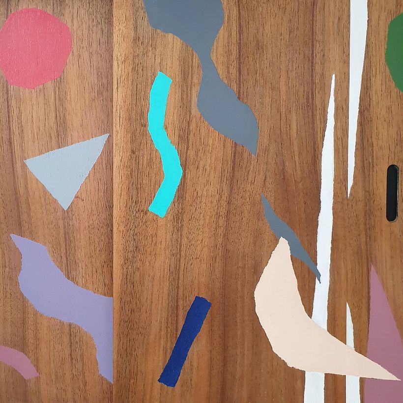 Abstract Shapes Cabinet 3
