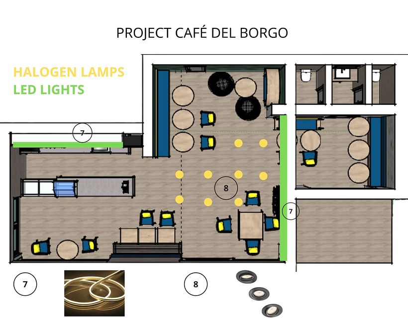 My project in Lighting Design for Interior Spaces course 10