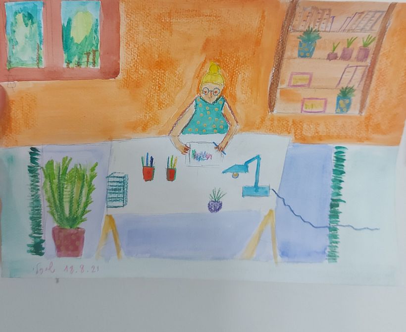 My project in Exploratory Sketchbook: Find Your Drawing Style course 2