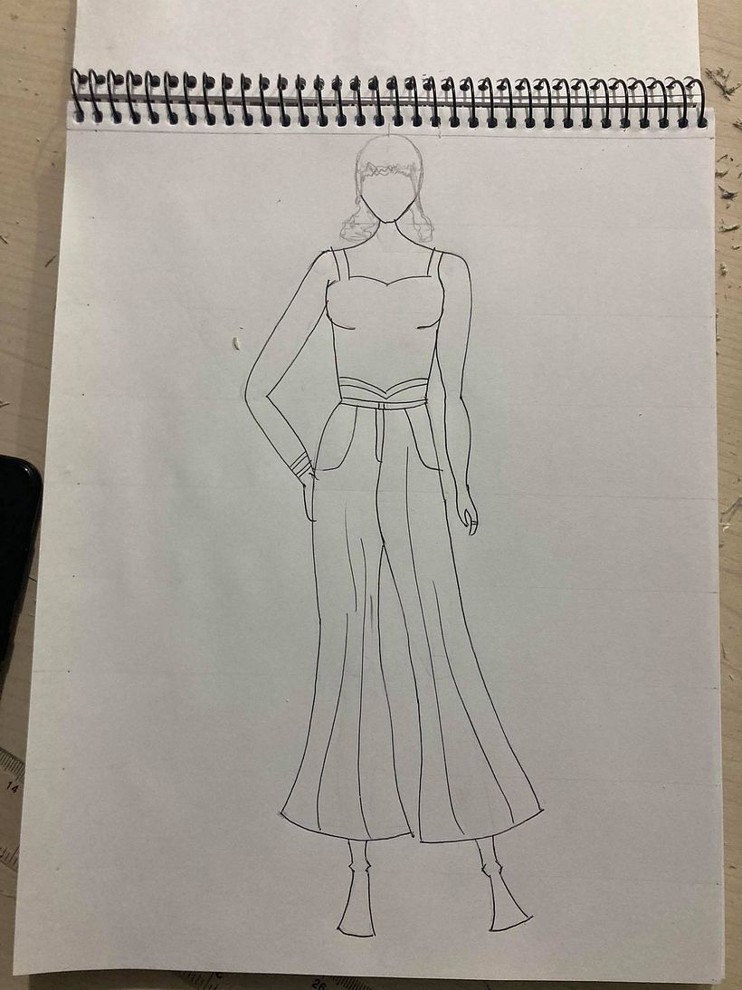 Mi Proyecto del curso: Ilustración de bocetos de moda 6