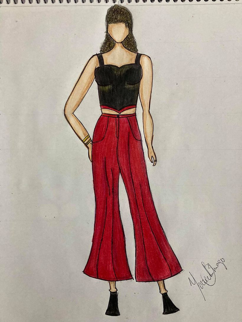 Mi Proyecto del curso: Ilustración de bocetos de moda 6